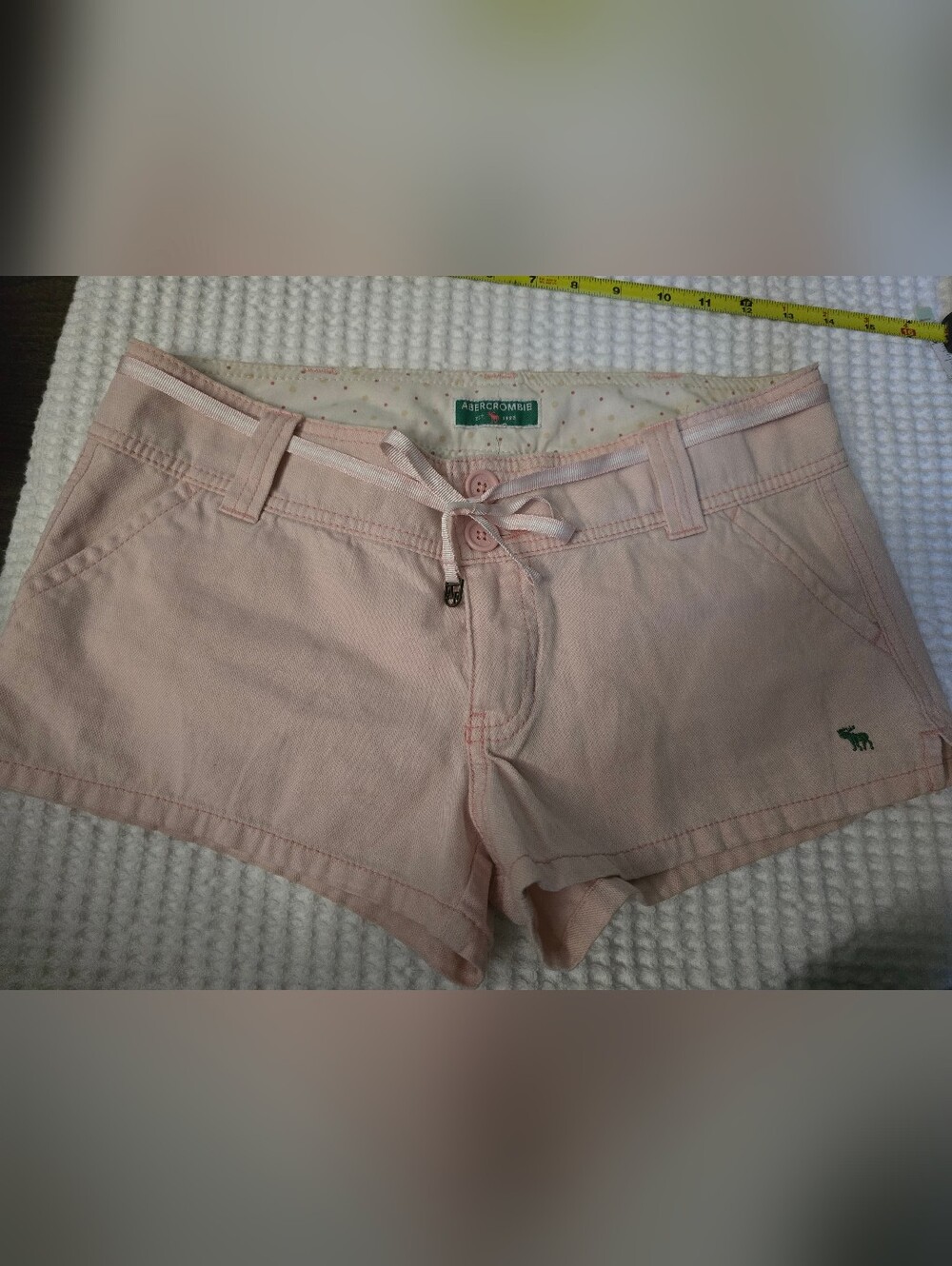 Y2K Abercrombie & Fitch Light Pink  Shorts